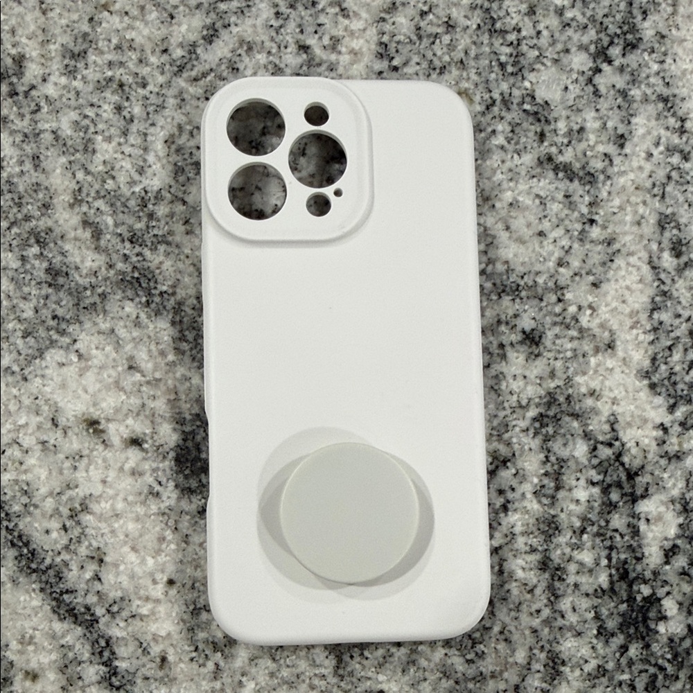 White Phone Case with Stand
